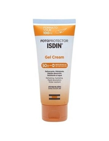 Isdin Fotoprotector Gel Crema Wet Skin Spf50 100Ml