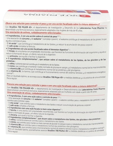 Forté Pharma Xtraslim 700 Mujer 45 120Caps