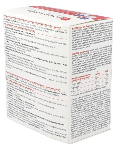 Forté Pharma Xtraslim 700 Mujer 45 120Caps
