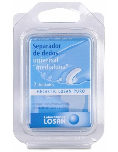 Gelastic Separadores De Dedos Medialuna Talla M, 1 Ud