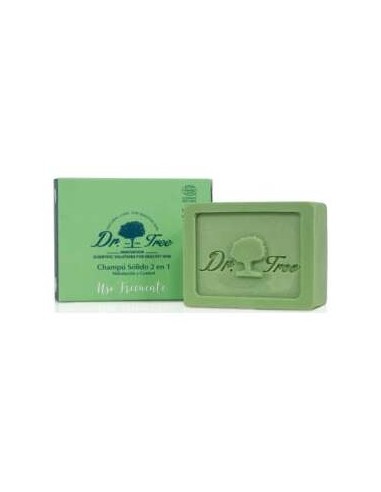 Dr. Tree Champú Sólido 2 En 1 Uso Frecuente, 75 G