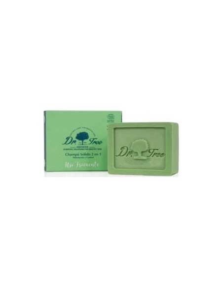 Dr. Tree Champú Sólido 2 En 1 Uso Frecuente, 75 G