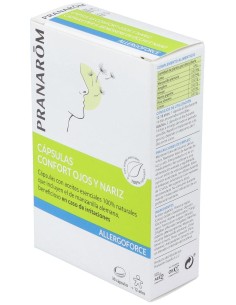 Pranarôm Allergoforce Cápsulas Confort Ojos Y Nariz 30Caps 2