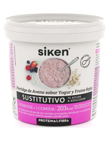 Siken Sustitutivo Porridge Yogur Y Frutos Rojos 52G