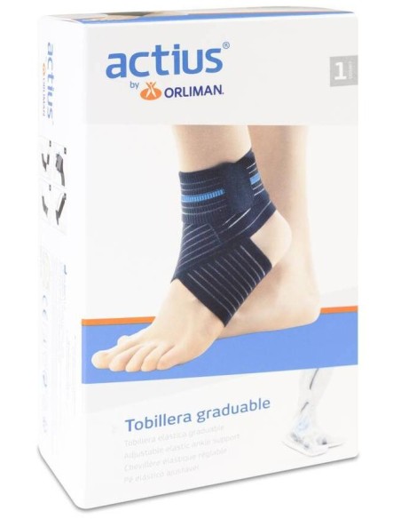 Actius Tobillera Elastabilizadora Graduable Ace902 Talla 3, 1 Unidad