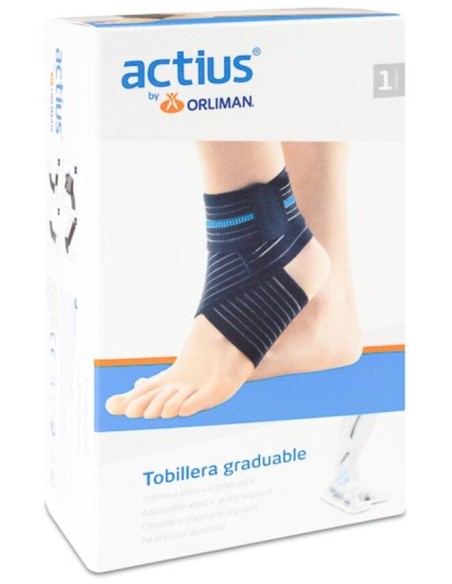 Actius Tobillera Elástica Graduable Ace902 Talla 2 20-23Cm 1Ud