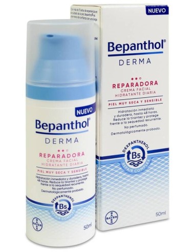 Bepanthol Derma Reparadora Crema Facial Hidratante 50Ml