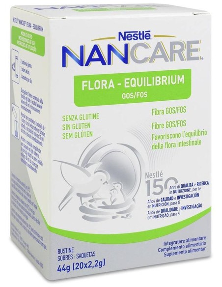 Nan Care Flora Equilibrium, 20 Sobres X 2,2 G