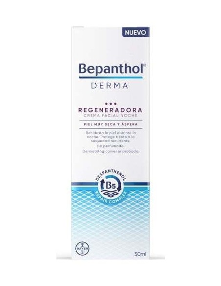 Bepanthol Derma Regeneradora Crema Facial Noche 50Ml