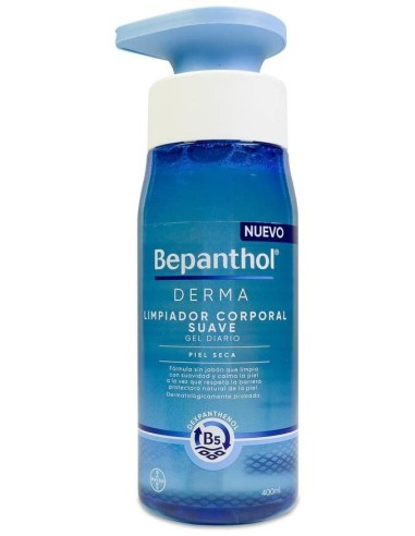 Bepanthol Derma Limpiador Corporal Suave Gel Dia 400Ml