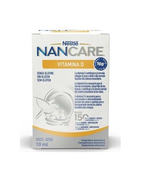 Nestlé Nancare Vitamina D Gotas 10Ml