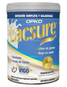 Lacsure Polvo Oral Sabor Vainilla Sin Gluten 800G