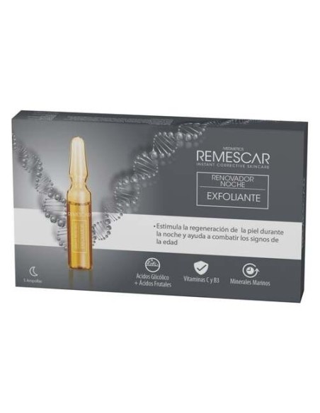 Remescar Ampollas Renovador Noche Exfoliante 5Amp.