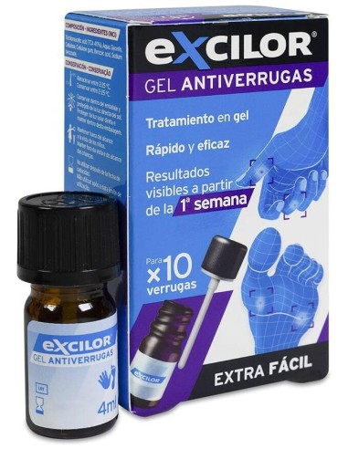 Excilor Gel Anti Verrugas, 4 Ml
