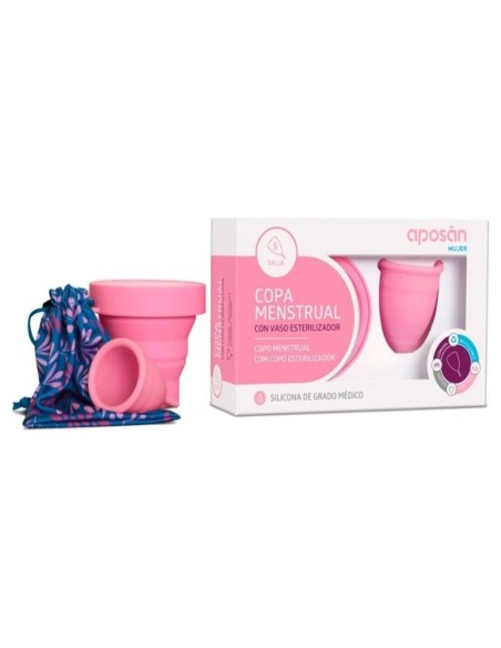 Aposán Copa Menstrual Talla S, 1 Ud