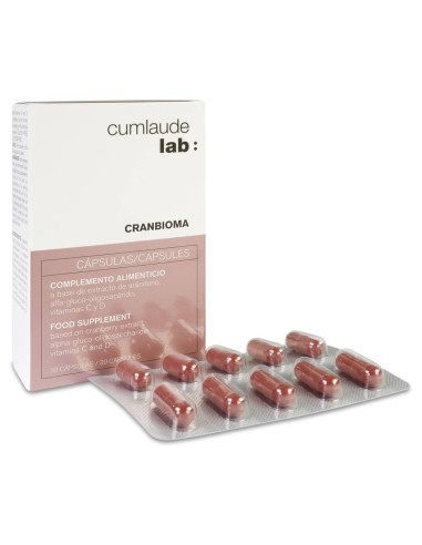 Cumlaude Cranbioma Bienestar Urinario 30Caps