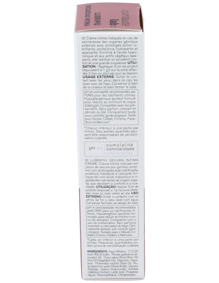 Cumlaude Lab Lubripiù Sequedad Íntima Crema 30Ml