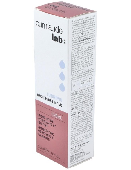 Cumlaude Lab Lubripiù Sequedad Íntima Crema 30Ml