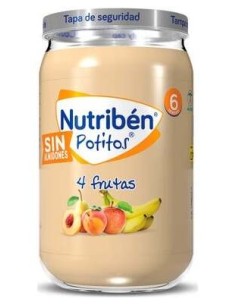 Nutriben Potito 4 Frutas 235Gr.+6M