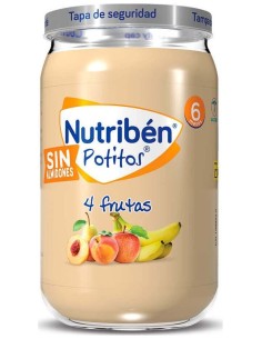 Nutriben Potito 4 Frutas 235Gr.+6M 2