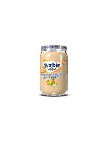 Nutribén Potito Manzana, Naranja, Plátano Y Pera Williams, 235 G