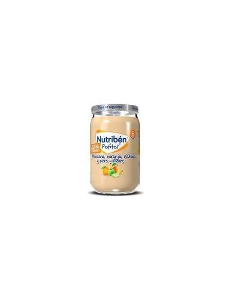 Nutribén Potito Manzana, Naranja, Plátano Y Pera Williams, 235 G