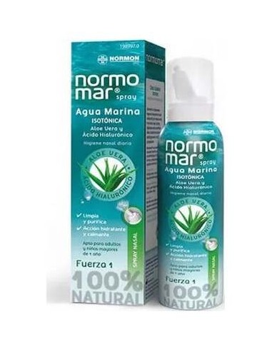 Normomar Spray Aloe Vera Y Ácido Hialurónico 120Ml