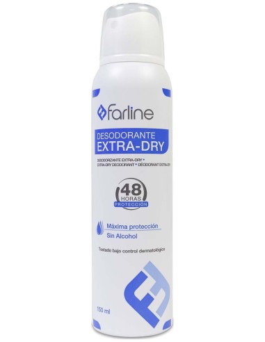 Farline Desodorante Spray Extra-Dry, 150 Ml