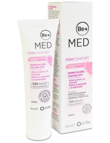Be+ Med Femconfort Crema Hidratacion Vulvar 30Ml