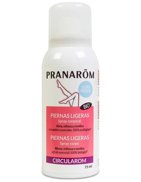 Pranarôm Circularom Piernas Cansadas Spray Ultra Frío Bio 75Ml