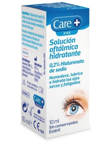 Care+ Solución Oftálmica Hidratante Forte 10Ml