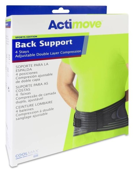 Bsn Actimove Faja Sacrolumbar Semirrígida Talla Xl, 1 Unidad