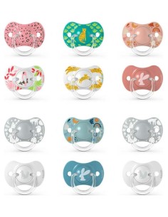 Suavinex Chupete Todosilicona Tetina Fisiológica Sx Pro 0-6, 2 Unidades