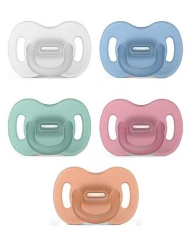 Suavinex Chupete Todosilicona Tetina Fisiológica Sx Pro 6-18, 1 Unidad