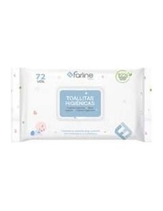 Farline Toallitas Higiénicas Bebé, 72 Uds