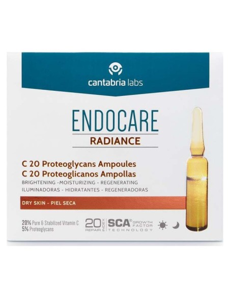 Endocare Radiance C20 Proteoglicanos Ampollas Piel Seca 10X2Ml