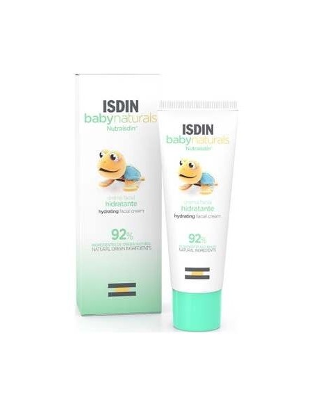 Isdin Baby Naturals Crema Facial Hidratante, 50 Ml