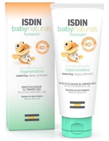 Isdin Baby Naturals Pomada De Pañal Regeneradora, 50 Ml