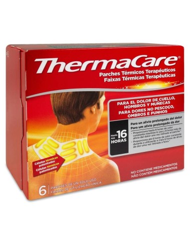 Thermacare Parches Térmicos Cuello Hombro, 6 Unidades