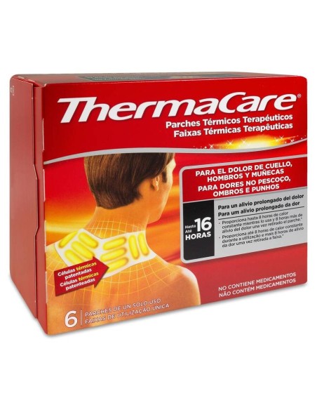 Thermacare Parches Térmicos Cuello Hombro, 6 Unidades