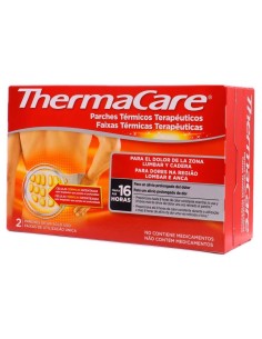Thermacare Zona Lumbar Y Cadera Parches Termicos 2Uds