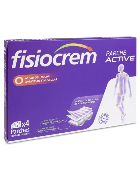 Fisiocrem Parche Active, 4 Uds
