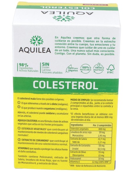 Aquilea Coresterol, 60 Comprimidos