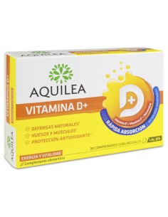 Aquilea Vitamina D+, 30 Comprimidos Sublinguales