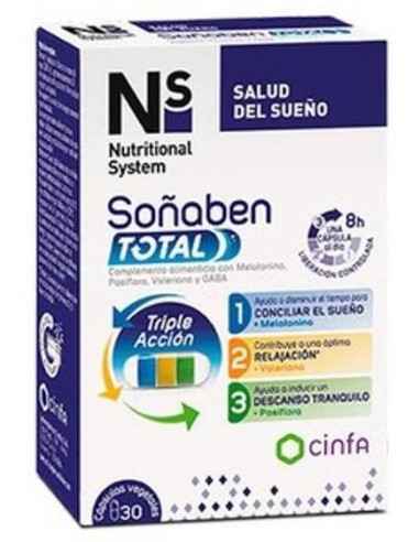 Ns Cinfa Soñaben Total 30 Vegcaps