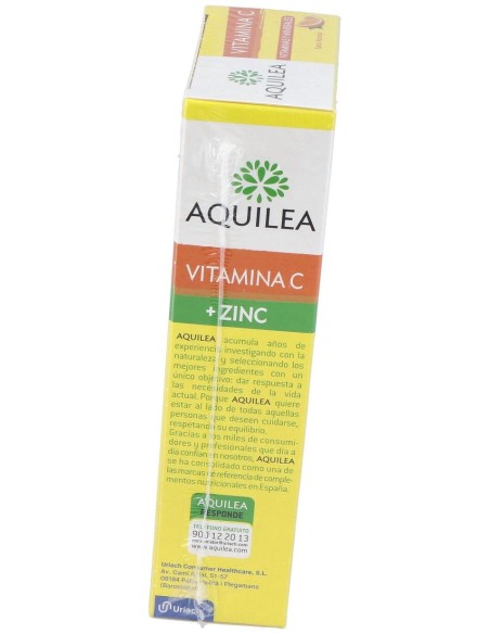 Aquilea Vitamina C + Zinc, 28 Comprimidos Efervescentes