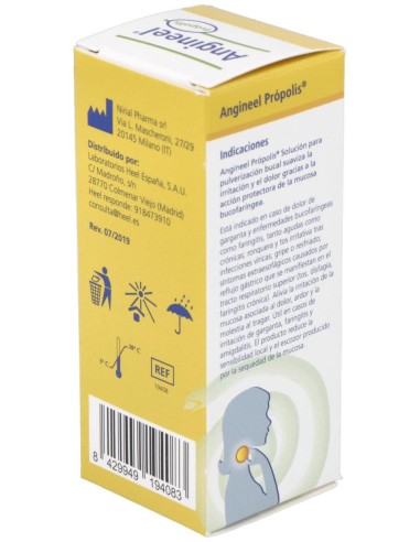 Heel Angineel Própolis Spray, 20 Ml