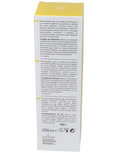 Cosmeclinic Triconails Champú Ed Estados Descamativos, 250 Ml