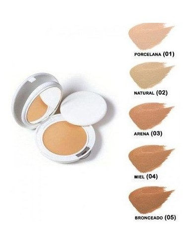 Avène Couvrance Crema Compacta Acabado Mate Tono 2 Natural Spf 30, 9,5 G