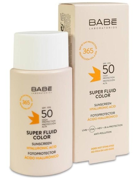 Babé Fotoprotector Facial Superfluido Color Spf50 50Ml